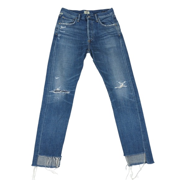 Citizens of Humanity Liya Hi Lo Hem Classic Fit Premium Vintage Jeans 25 - Picture 1 of 12